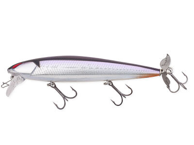 Laydown Minnow WAKE Prop Plus (297) Live Purple Wakasagi