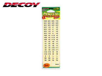 DECOY C-1 Item Seal SIZE decals