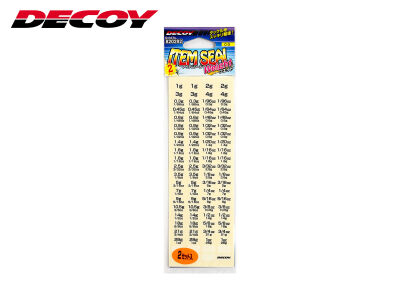 DECOY C-3 Item Seal WEIGHT decals