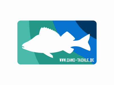 CAMO-TACKLE Perch decal (100 x 60 mm)