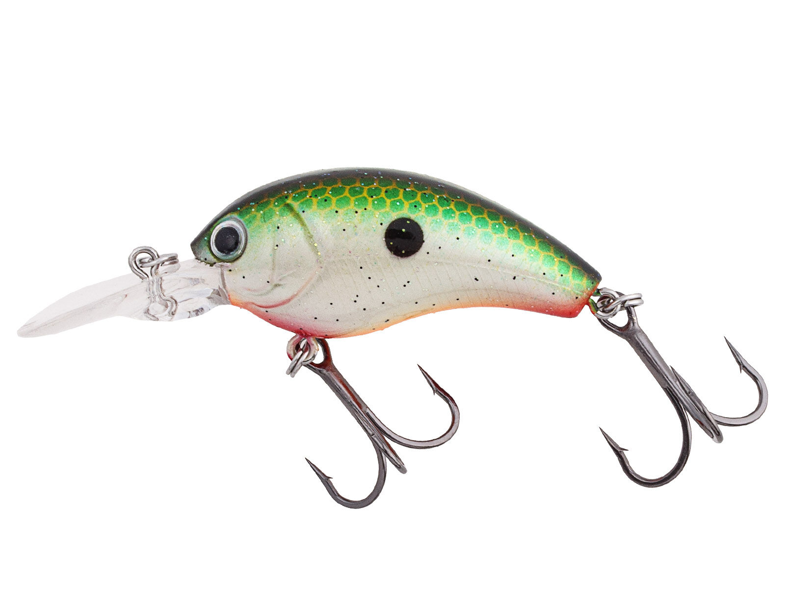 Worming Crank Shot (274) US Green Shad