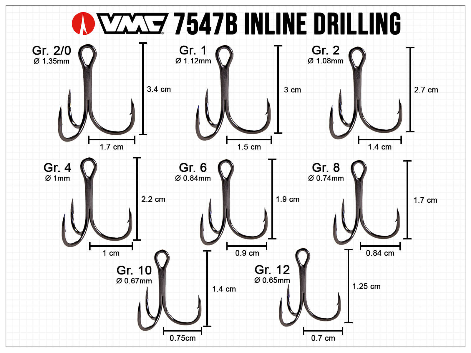 VMC 1X Inline Drilling 7547 BN - Gr. 1/0