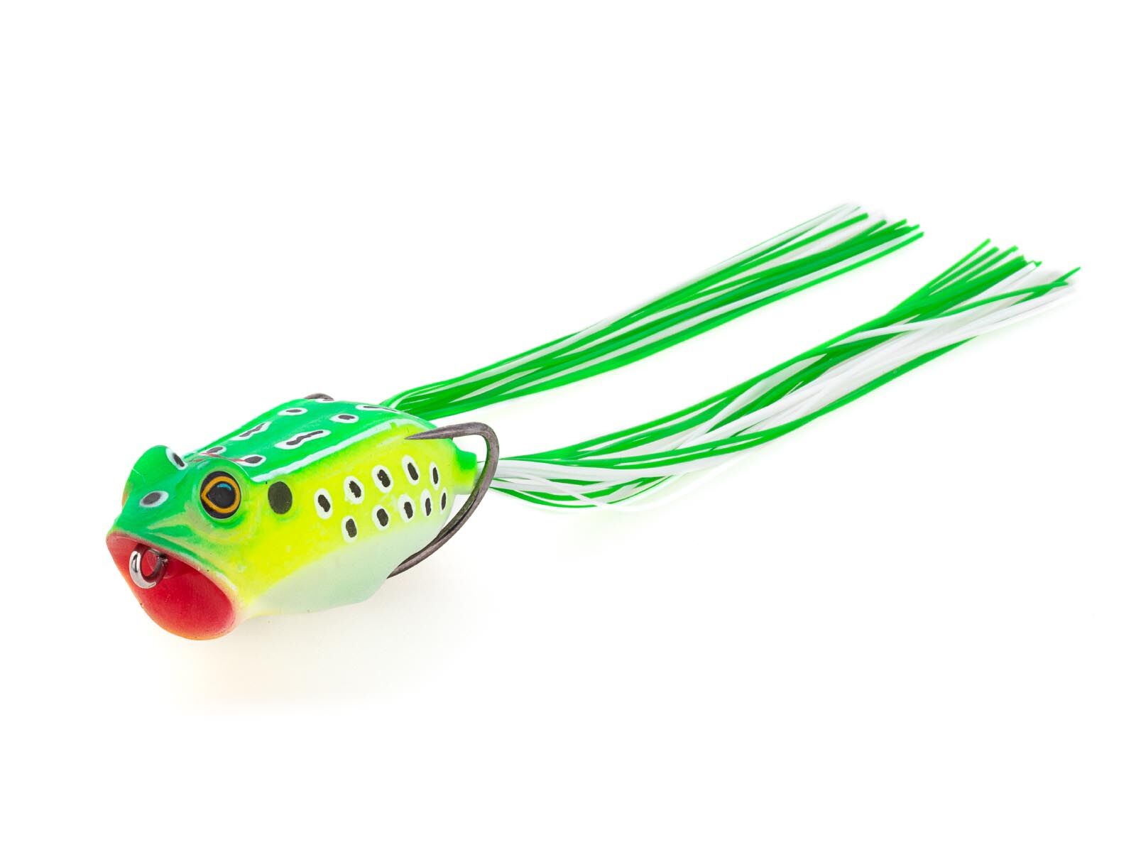 2.25" Leap FrogZ Popping Frog - Green Leopard