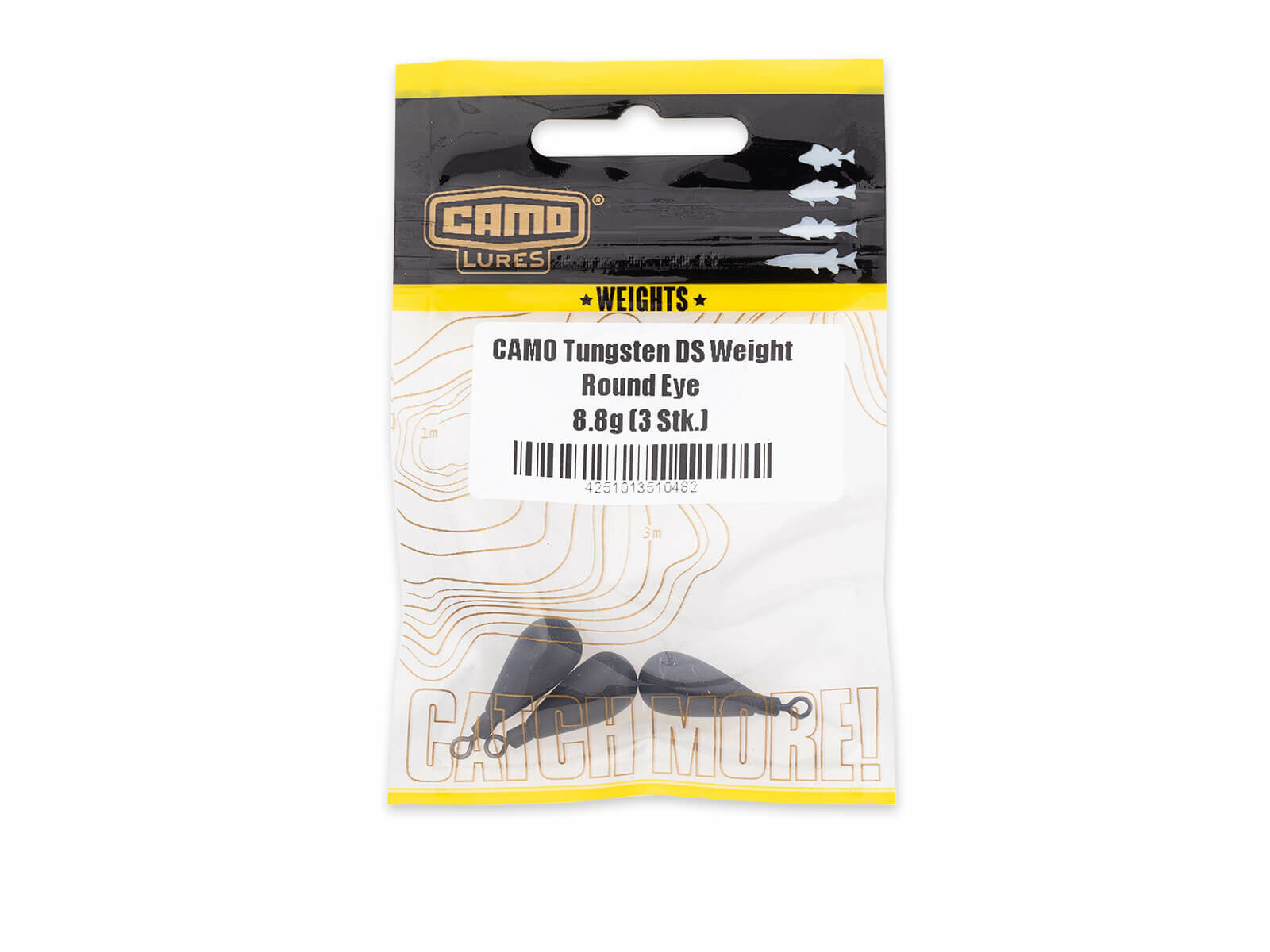 CAMO Tungsten DS Weight Round Eye - 3.5g (4 pcs.)