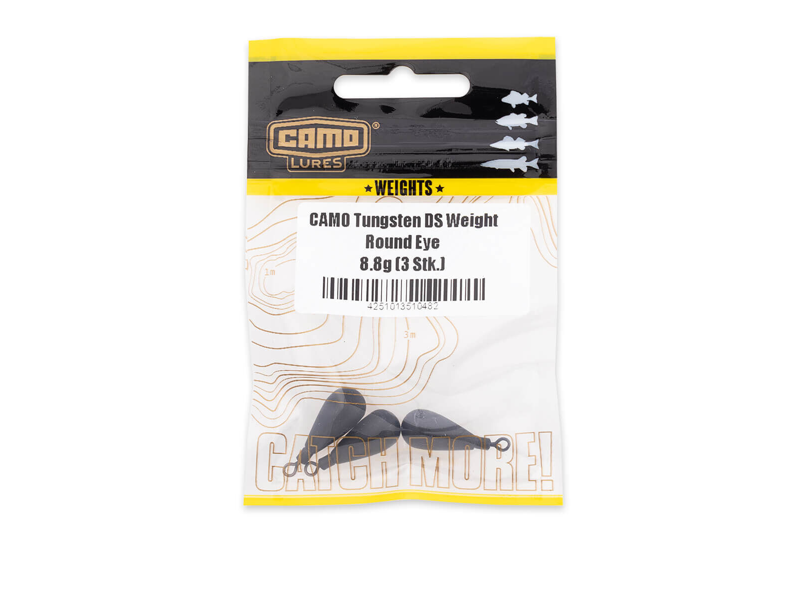 CAMO Tungsten DS Weight Round Eye - 21g (1 pc.)