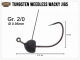 CAMO Tungsten Weedless Wacky Jigs - Gr. 2/0 (2.7g)