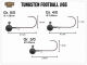 CAMO Tungsten Football Jigs - Gr. 5/0 (28.0g)