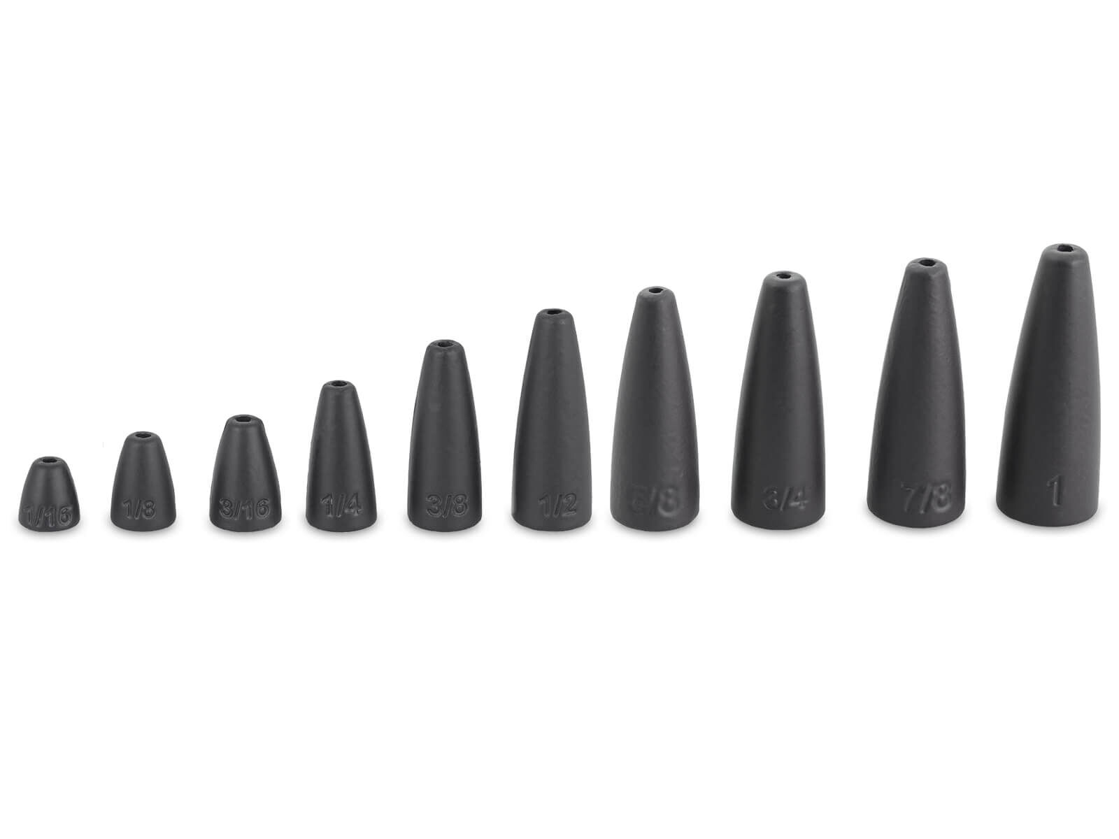 CAMO Bullet Weights - BLACK 1.8g (5 pcs.)