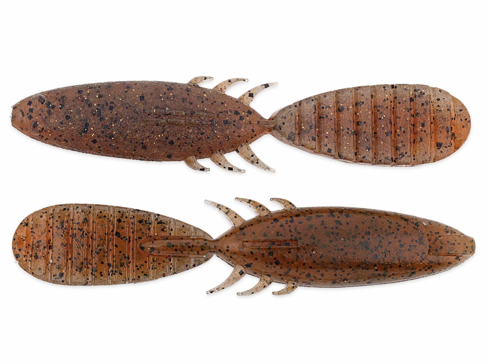 3.5" Paddlin Beaver - Smoke Cinnamon Crawdad