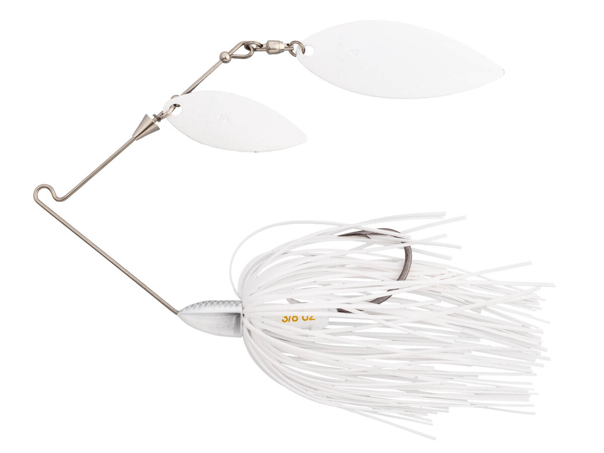10.5g Tee-Bone Spinnerbait Double Willow(010) Super White