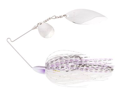14g Tee-Bone Spinnerbait Tandem Willow (528) Purple Pearl Shad