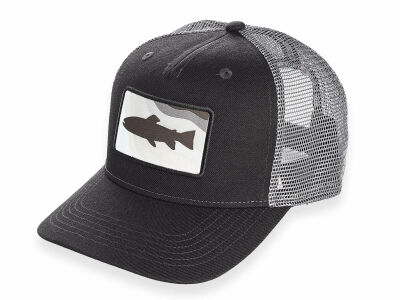 CAMO Cap (schwarz/d.grau) Forelle