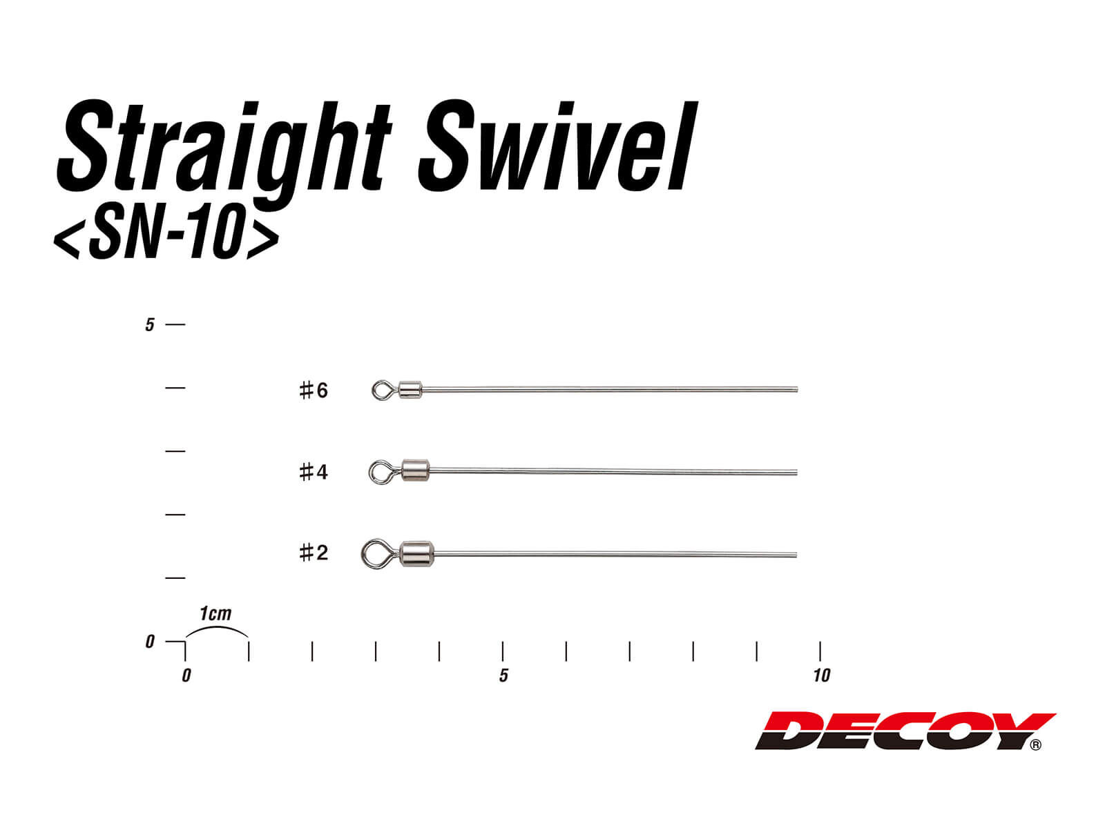 DECOY Straight Swivel SN-10 Size 2
