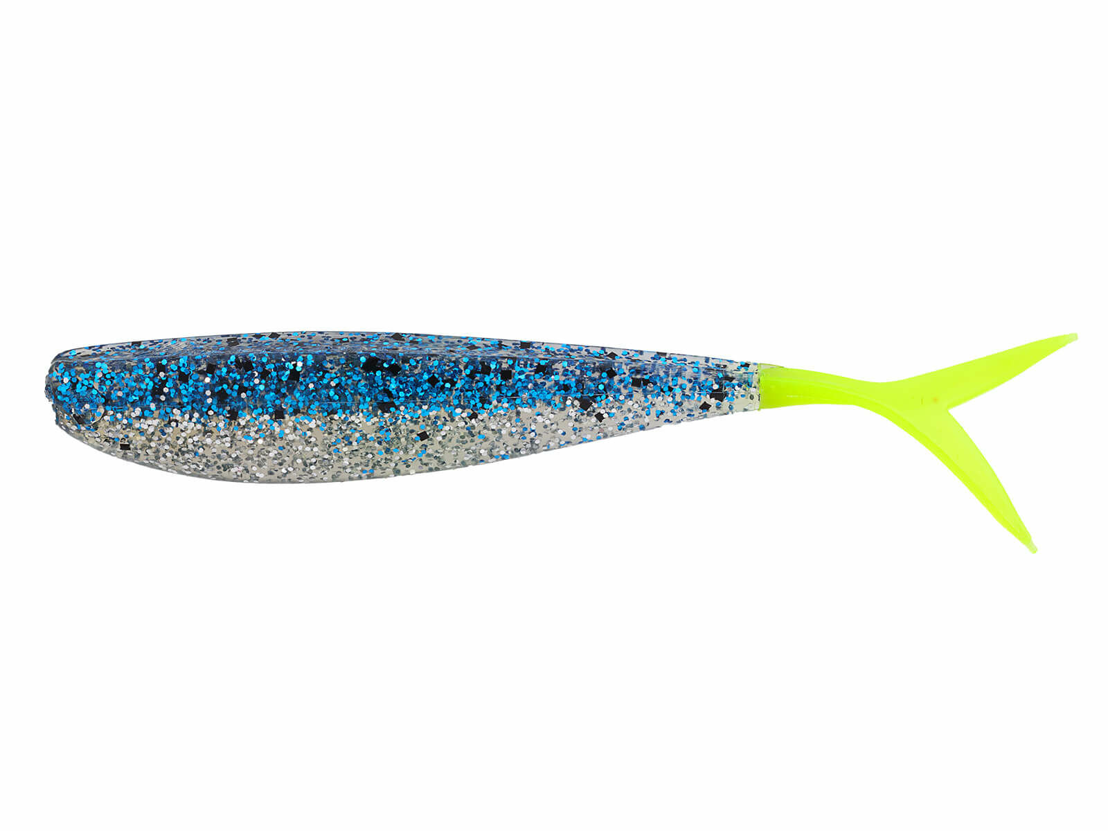 3.5" Fat Fin-S Fish - Blue Ice CT