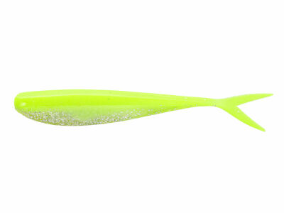 3.5" Fat Fin-S Fish - Chartreuse Silk Ice