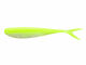 3.5&quot; Fat Fin-S Fish - Chartreuse Silk Ice