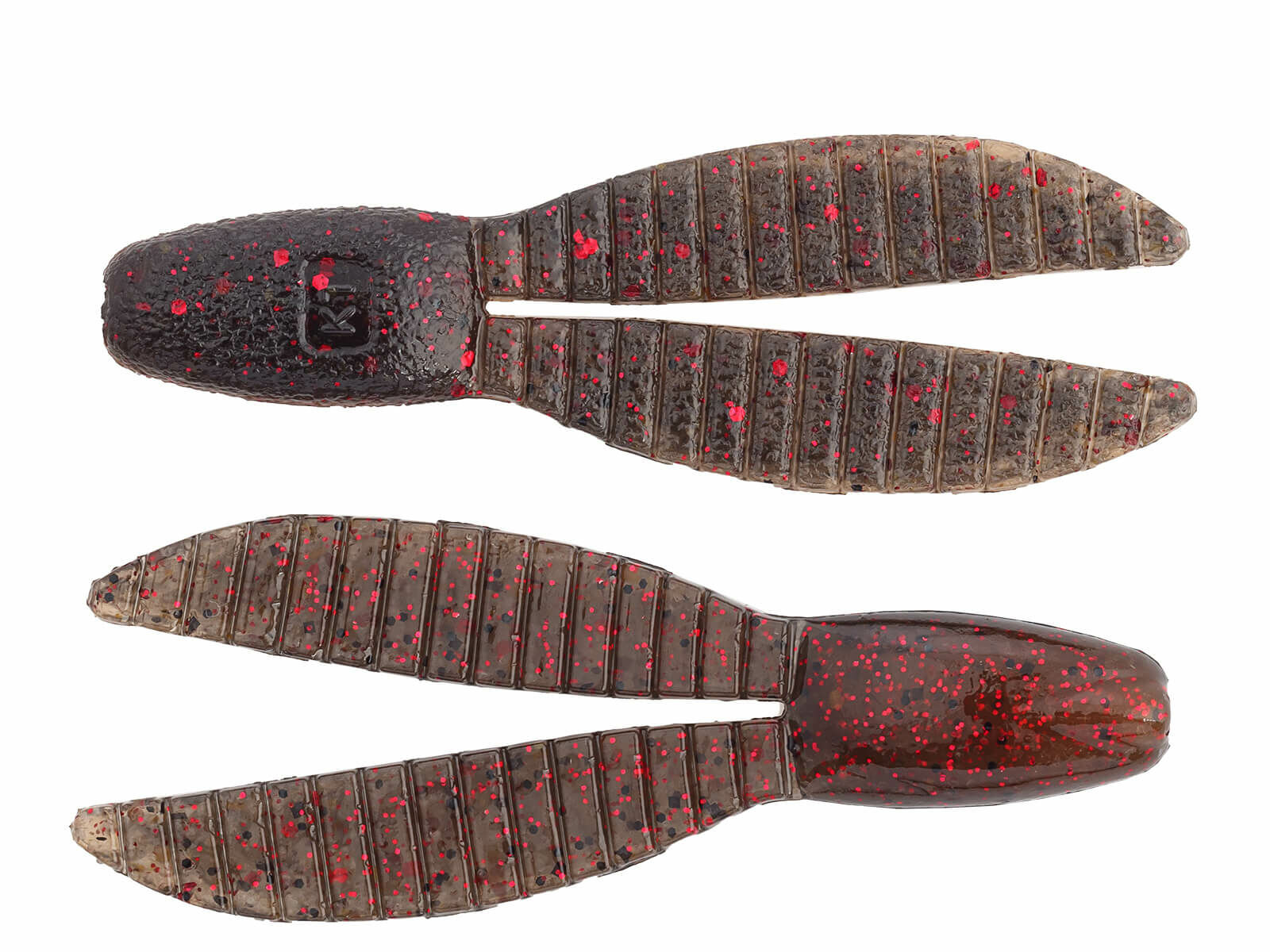 2.6" Flex Chunk Small Medium - Swamp Red Craw