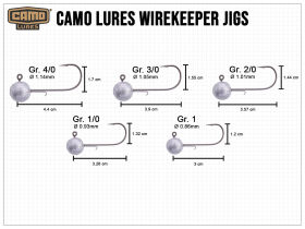 CAMO LURES Wirekeeper Jigs