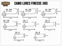 CAMO LURES Finesse-Jigs