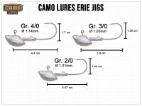 CAMO LURES Erie-Jigs Gr. 2/0 (10g)