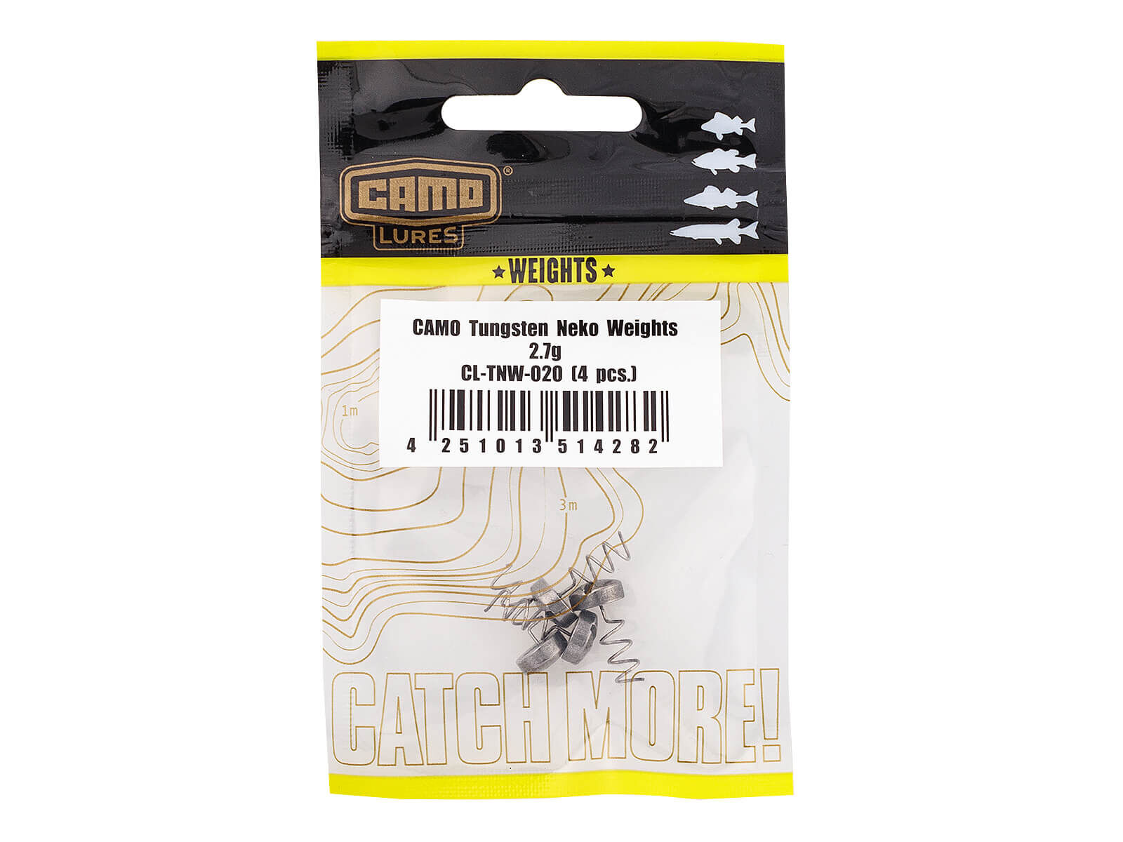 CAMO Tungsten Neko Weights 3.5g (3 Stk.)
