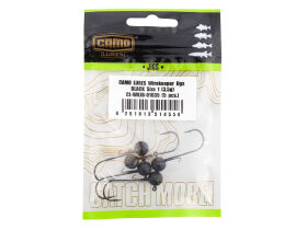 CAMO LURES Wirekeeper Jigs BLACK Size 6 (5g)