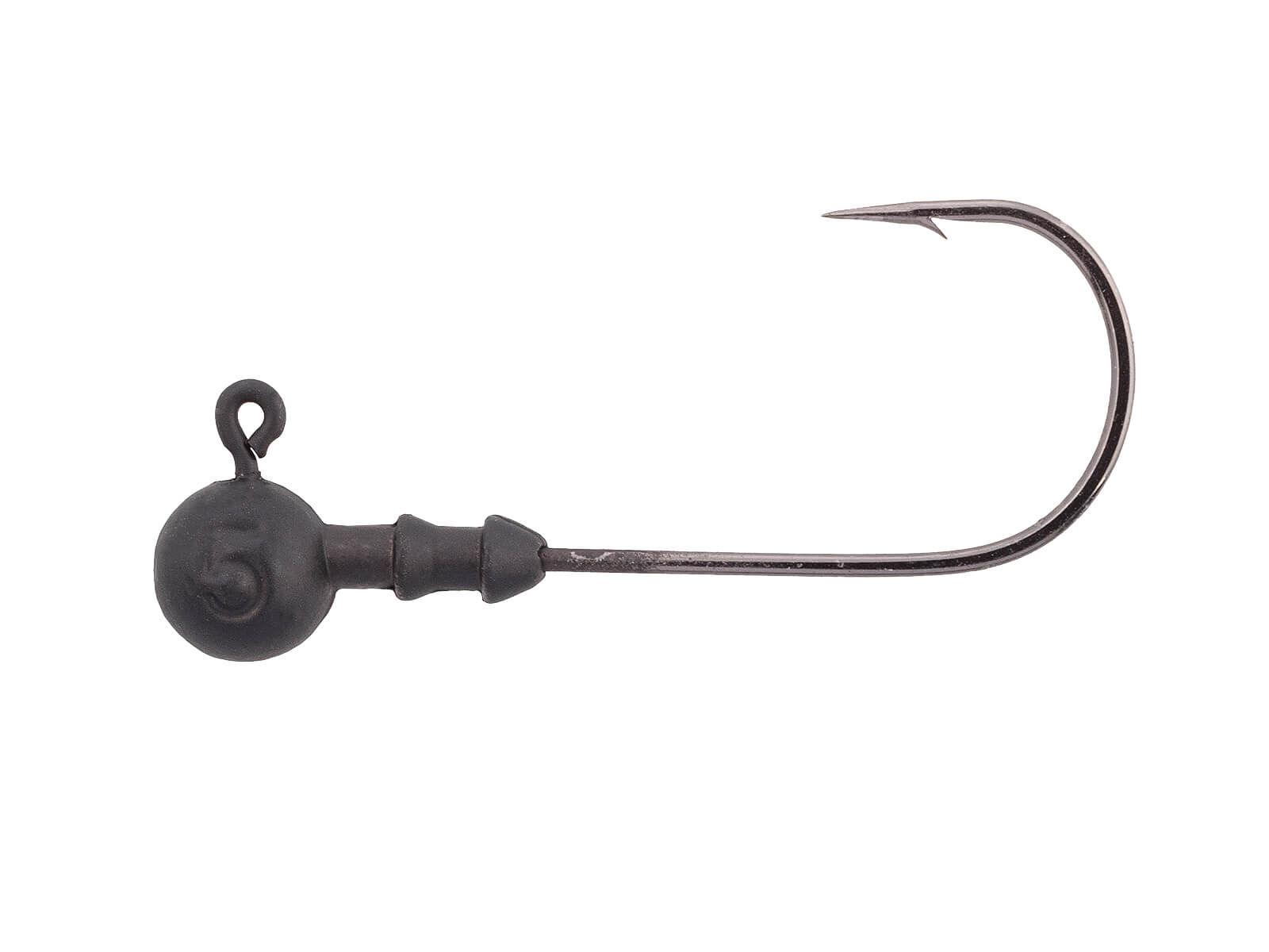 CAMO LURES Rundkopf Jigs BLACK Gr. 6/0 (7g)