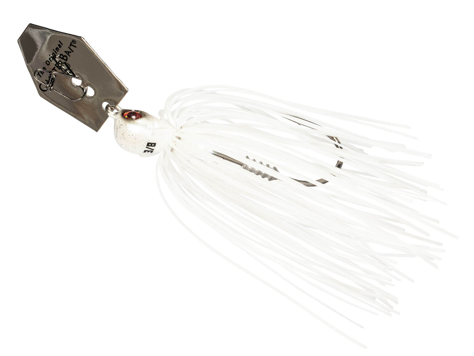 10.5g ChatterBait Elite Evo - White