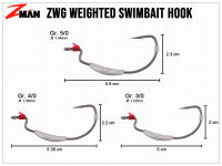ZWG Weighted Swimbait Hook