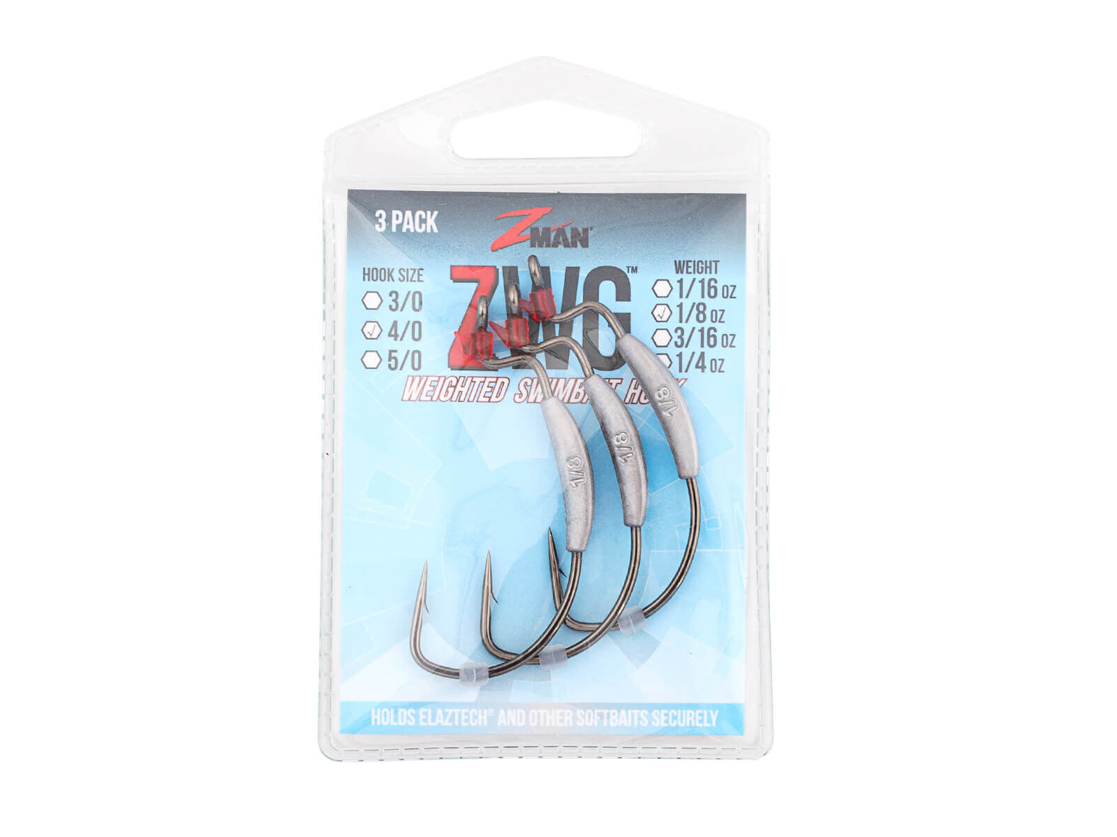 ZWG Weighted Swimbait Hook - 4/0 (7g - 1/4 oz.)