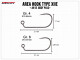 Area Hook Type XII AH-12E Jiggy Plus - Gr. 4