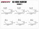 Kg Hook Narrow Worm37 - Size 4/0