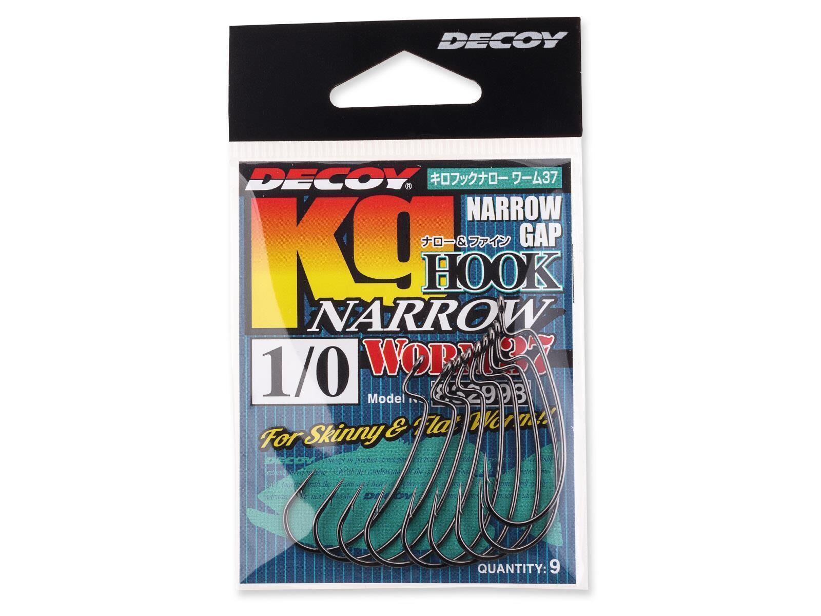 Kg Hook Narrow Worm37 - Size 5/0