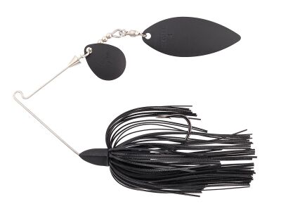 10.5g Tee-Bone Spinnerbaits Tandem Willow (001) Black