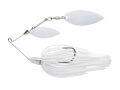 7.0g Baby Tee-Bone Spinnerbaits Double Willow (010) Super White
