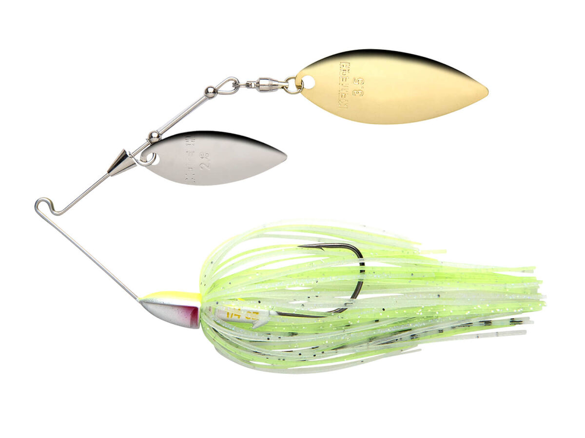 7.0g Baby Tee-Bone Spinnerbaits Double Willow (512) Spot Remover