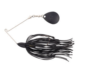 10.5g Baby Tee-Bone Spinnerbaits Single Colorado (001) Black