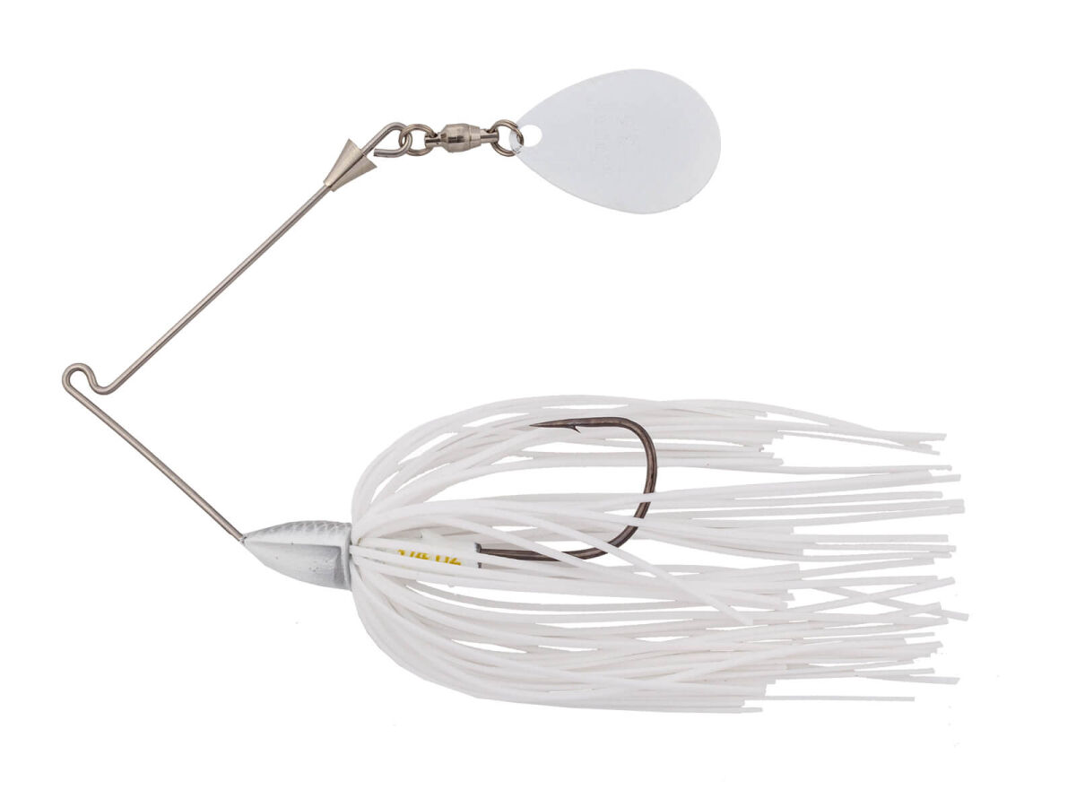 7.0g Baby Tee-Bone Spinnerbaits Single Colorado (010) Super White