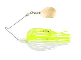 7.0g Baby Tee-Bone Spinnerbaits Single Colorado (509) White/Chart