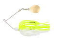 7.0g Baby Tee-Bone Spinnerbaits Single Colorado (509) White/Chart