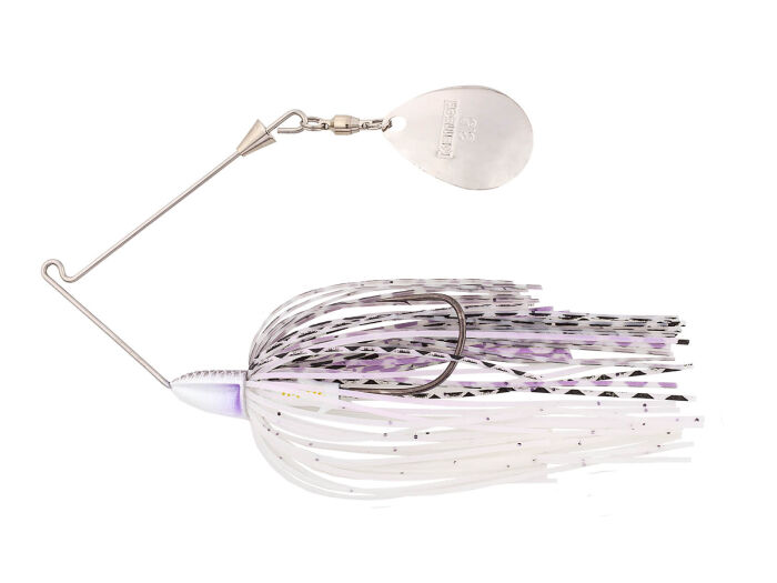 7.0g Baby Tee-Bone Spinnerbaits Single Colorado (528) Purple Pearl Shad