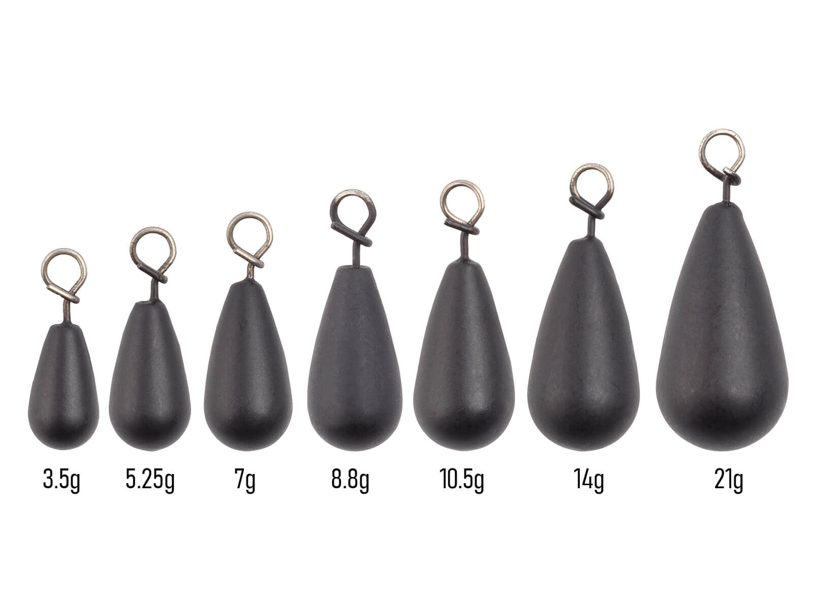 CAMO Tungsten Jika Sinker - BLACK 10.5g (2 Stk.)