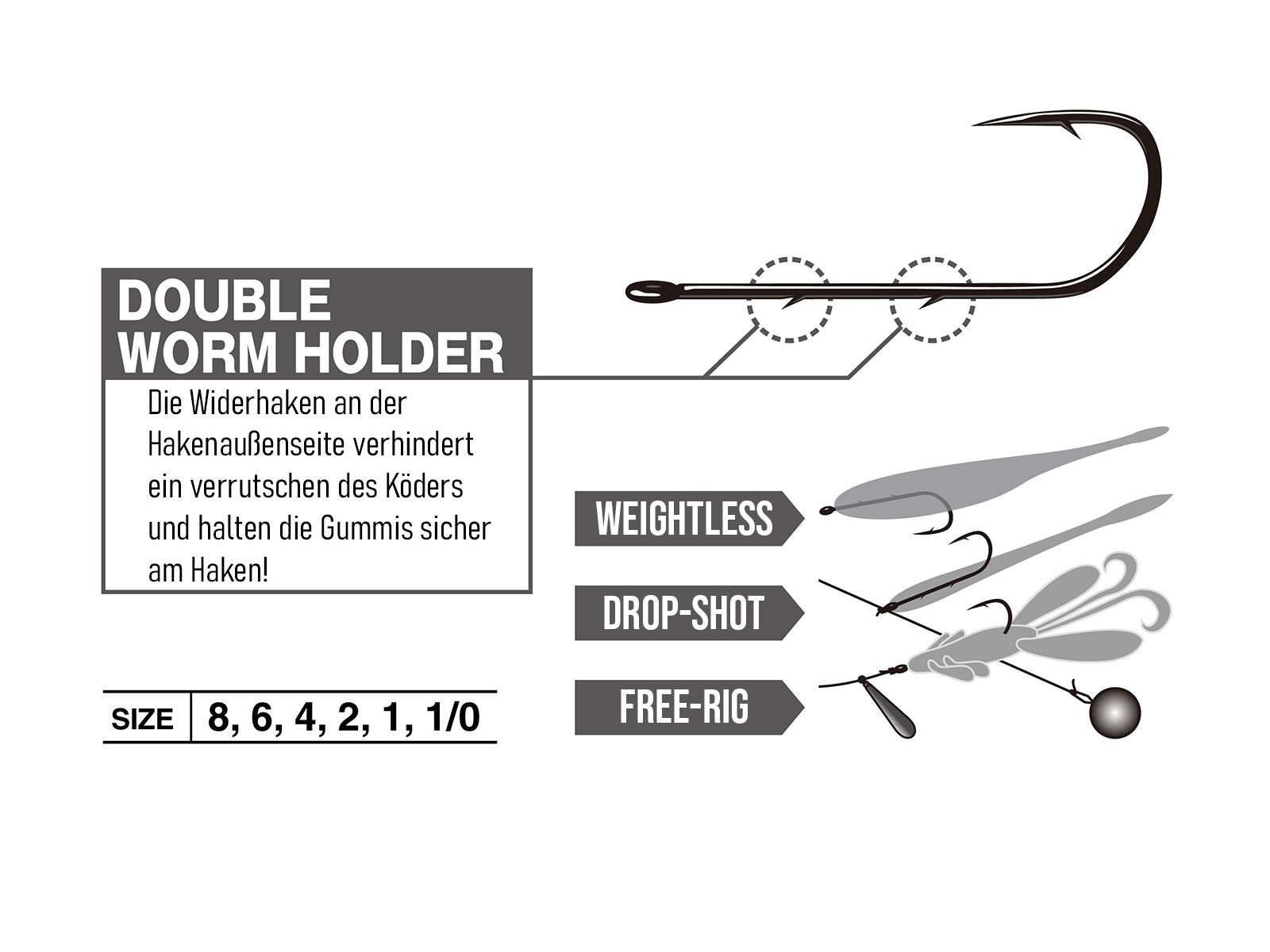 Holder Hook Worm33 - Size 2