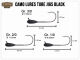 CAMO LURES Tube Jigs BLACK Gr. 2/0 (5g)