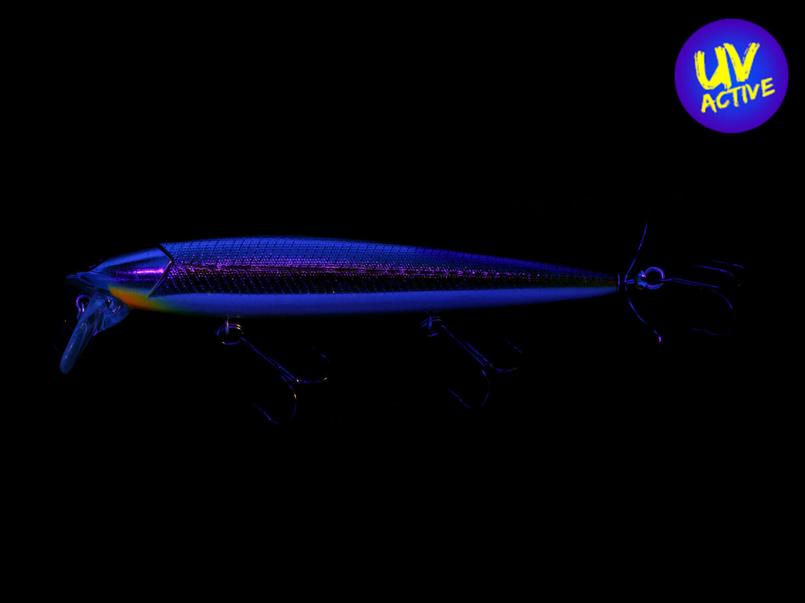 Laydown Minnow WAKE Prop Plus (BR-238) Half Mirror Wakasagi