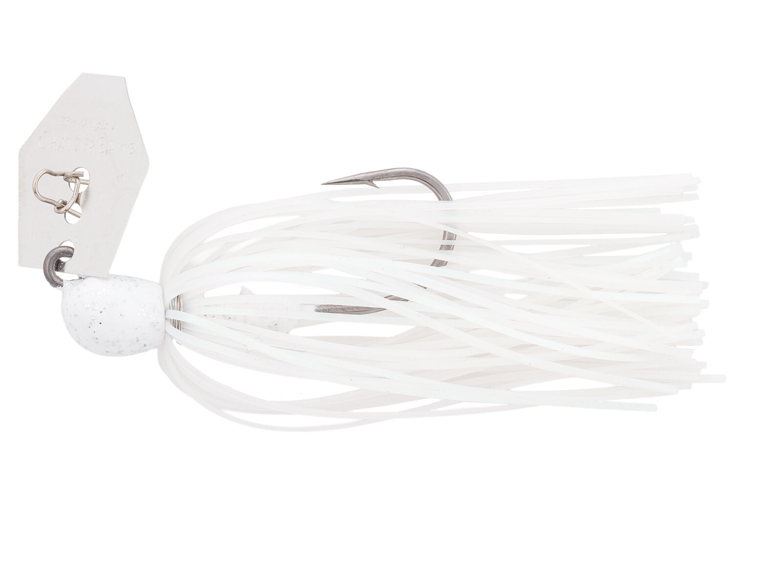 5.25g ChatterBait MicroMax - Pearl Ghost