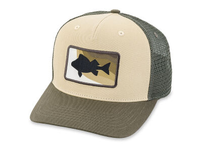CAMO-Tackle Cap (oliv/sand) Barsch