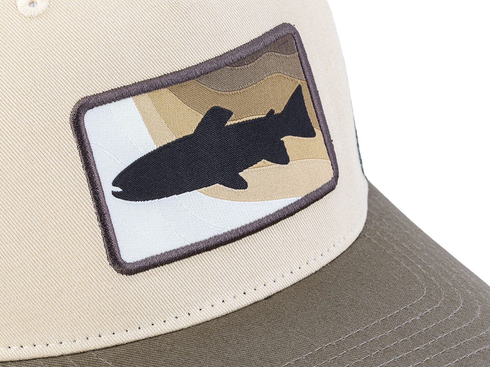 CAMO-Tackle Cap (oliv/sand) Forelle