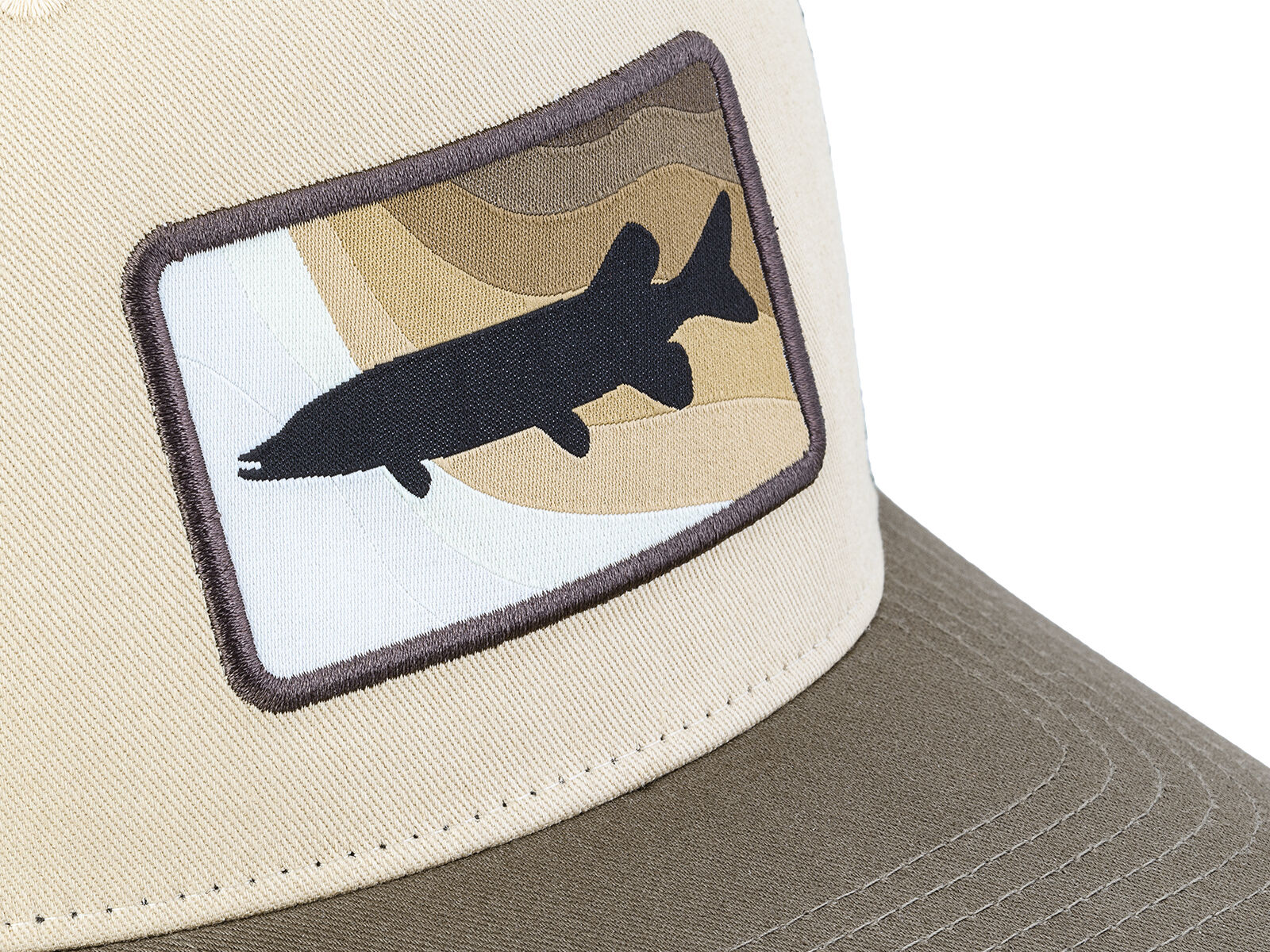 CAMO-Tackle Cap (oliv/sand) Hecht