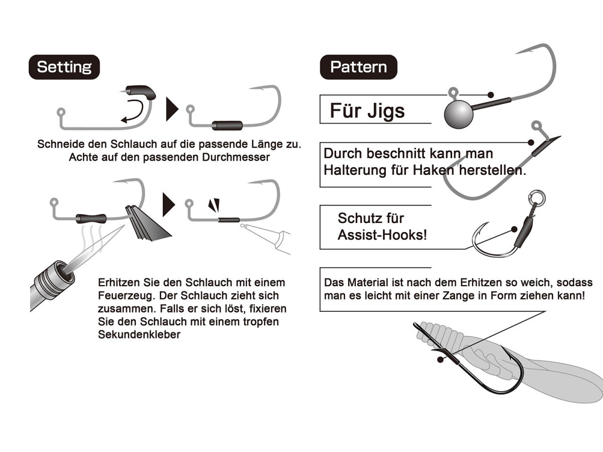 DECOY Tuning Tube T-4 Gr. 1,5 > 0,75 mm (1 m)